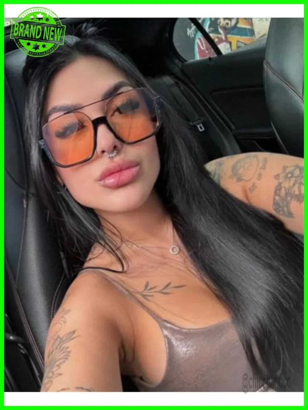 Square Oversized Aviator Sunglasses Semi-Rimless UV400 Protection